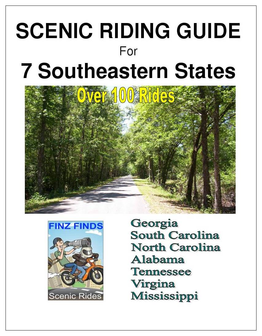 Scenic Riding Guide For 7 Southeastern States Book – 104 Rides