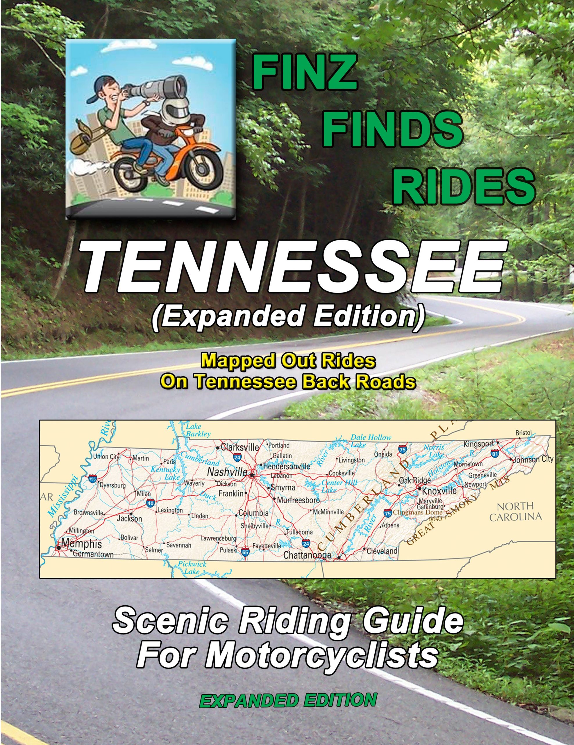 Scenic Rides In Tennessee (Expanded Edition) Book – 26 Rides